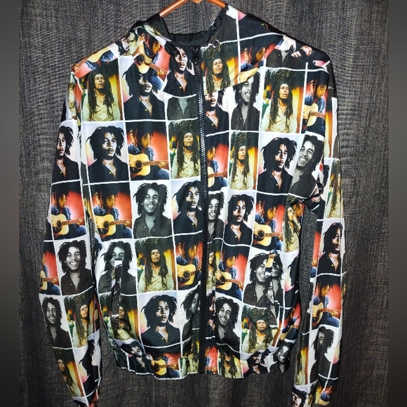 Bob Marley windbreaker jacket - Picture 1 of 10
